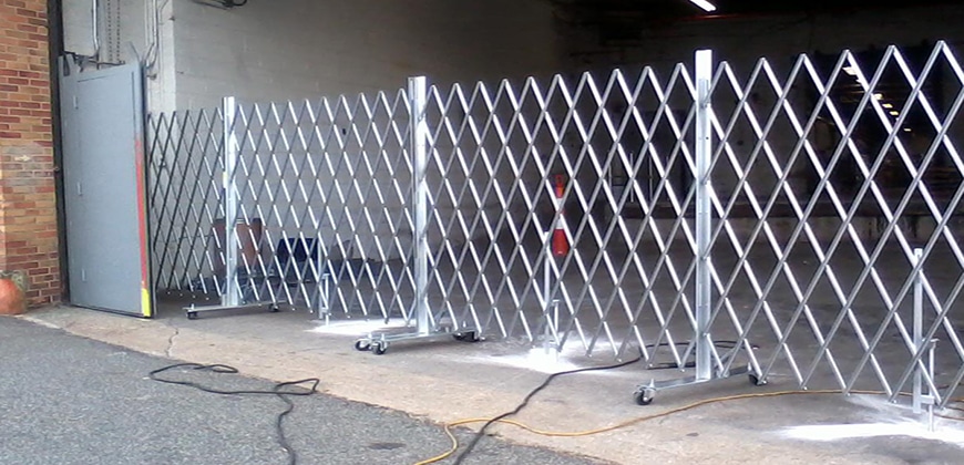 Warehouse gates